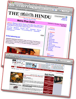 Chef Chakravarty in the news